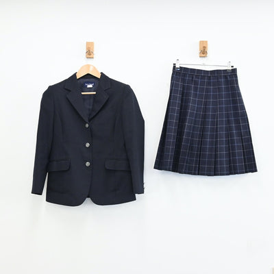 【中古】千葉県 生浜高校 女子制服 2点（ブレザー・スカート）sf003159