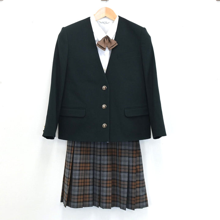 【中古】埼玉県 所沢市立所沢中学校 女子制服 5点（ブレザー・シャツ・スカート）sf003206