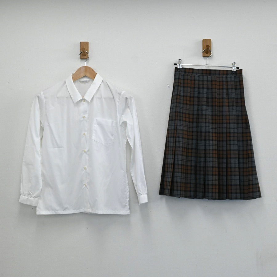 【中古】埼玉県 所沢市立所沢中学校 女子制服 5点（ブレザー・シャツ・スカート）sf003206