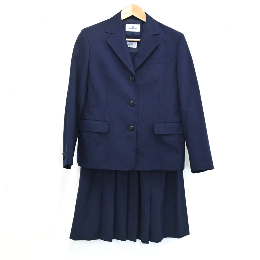 【中古】神奈川県 茅ヶ崎市立鶴が台中学校 女子制服 3点（ブレザー・ベスト・スカート）sf003217