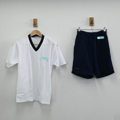 【中古】東京都 東京都立松原高等学校 女子制服 2点（体操服 上・体操服 下）sf003232