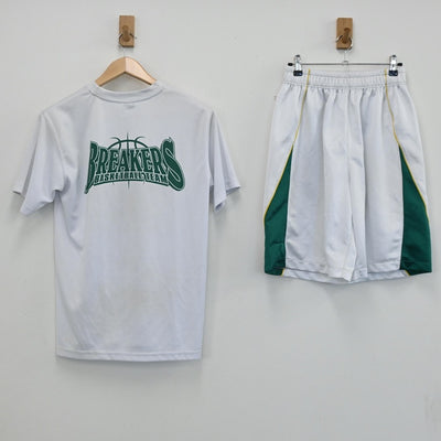 【中古】東京都 広尾学園中学高等学校　バスケ部ユニフォーム 男子制服 2点（ 部活ユニフォーム 上下）sf003270
