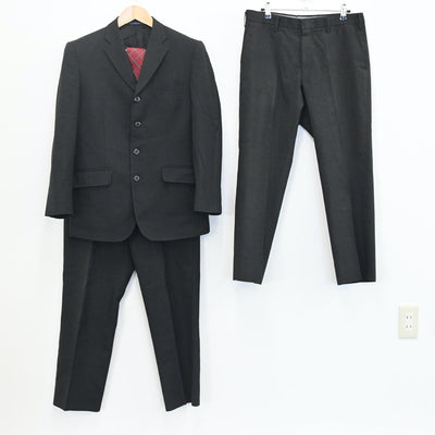 【中古】東京都 広尾学園中学高等学校 男子制服 4点（ブレザー・ズボン）sf003273