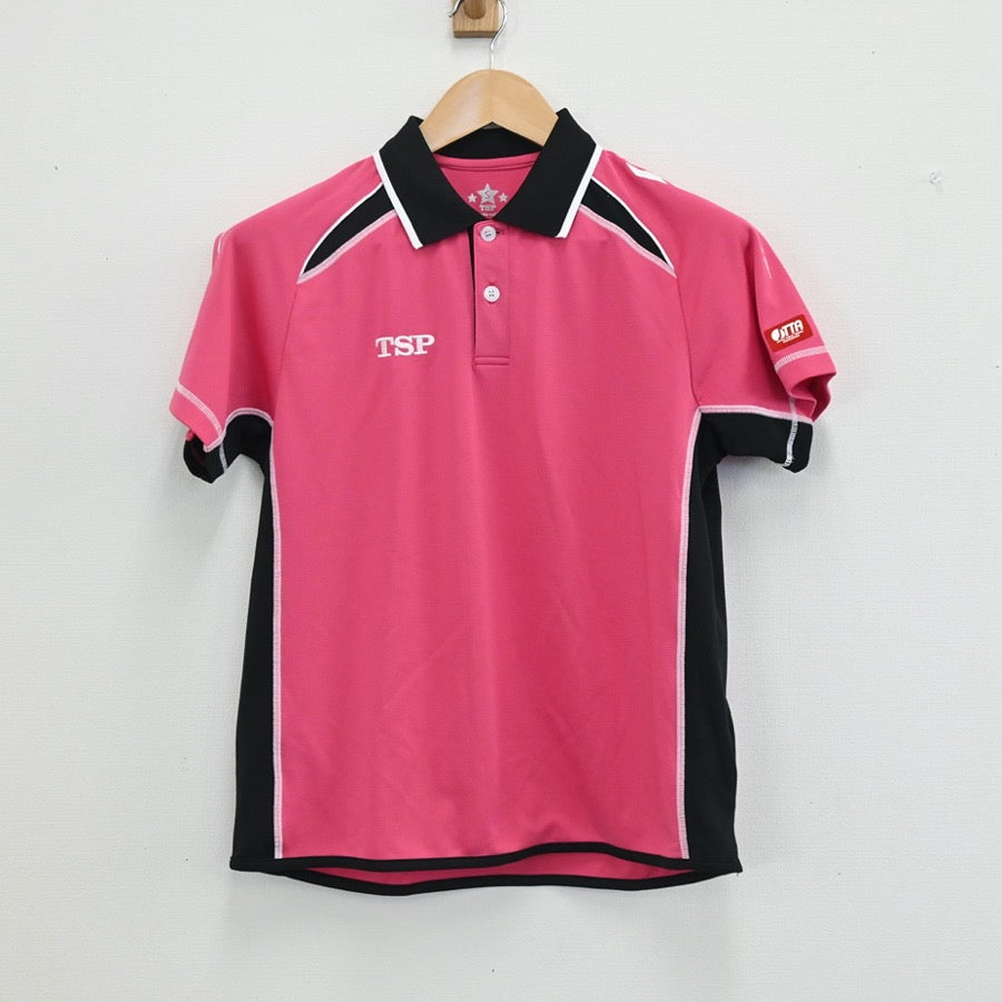【中古】京都府 木津南中学校　卓球部ユニフォーム＆シューズ 女子制服 2点（部活ユニフォーム 上・靴）sf003288
