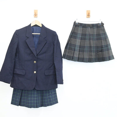 【中古】東京都 明治学院高等学校 女子制服 3点（ブレザー・スカート・スカート）sf003301