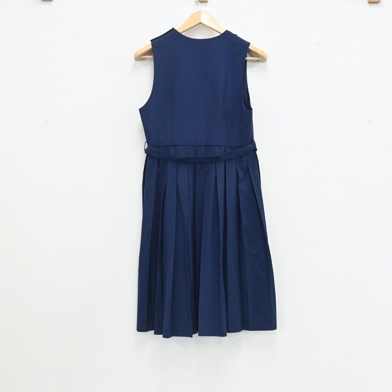 【中古】埼玉県 大相模中学校 女子制服 2点（ジャンパースカート）sf003353