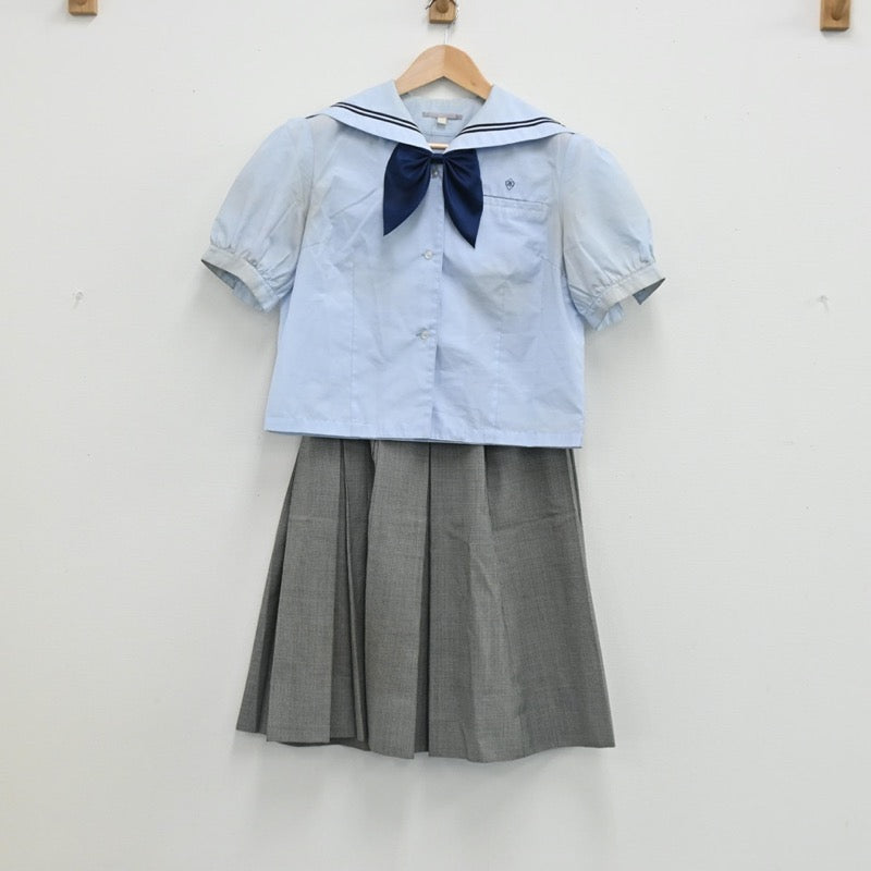 中古制服】栃木県 宇都宮清陵高等学校 女子制服 4点（セーラー服