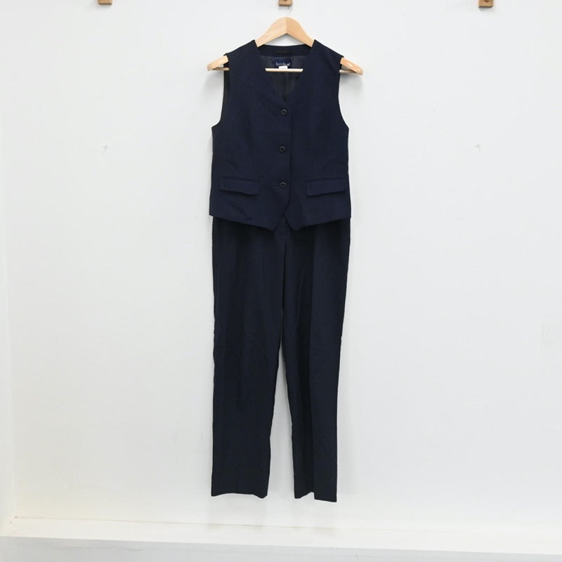 【中古】埼玉県 芸術総合高等学校 男子制服 4点（シャツ・ベスト・ニットベスト・ズボン）sf003358