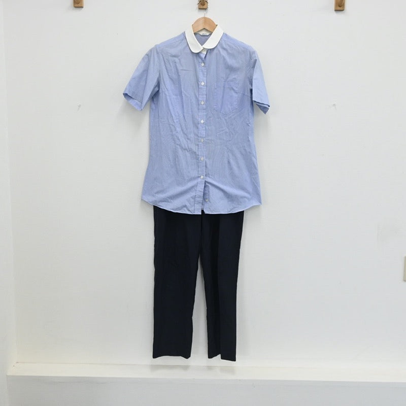 【中古】埼玉県 芸術総合高等学校 男子制服 4点（シャツ・ベスト・ニットベスト・ズボン）sf003358