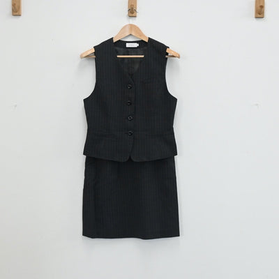 【中古】会社制服 事務服 3点 sf003365