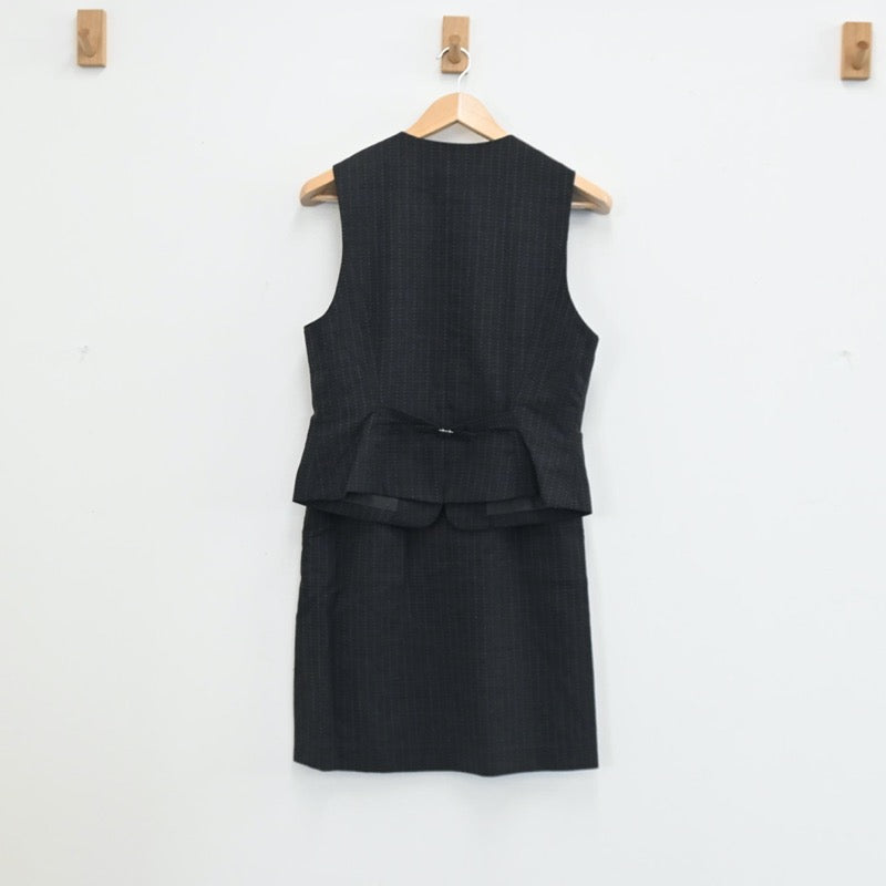 【中古】会社制服 事務服 3点 sf003365