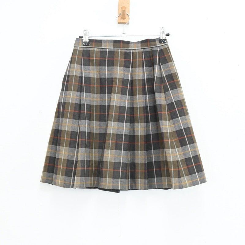 【中古】神奈川県 洗足学園中学校 女子制服 3点（ニット・スカート）sf003373