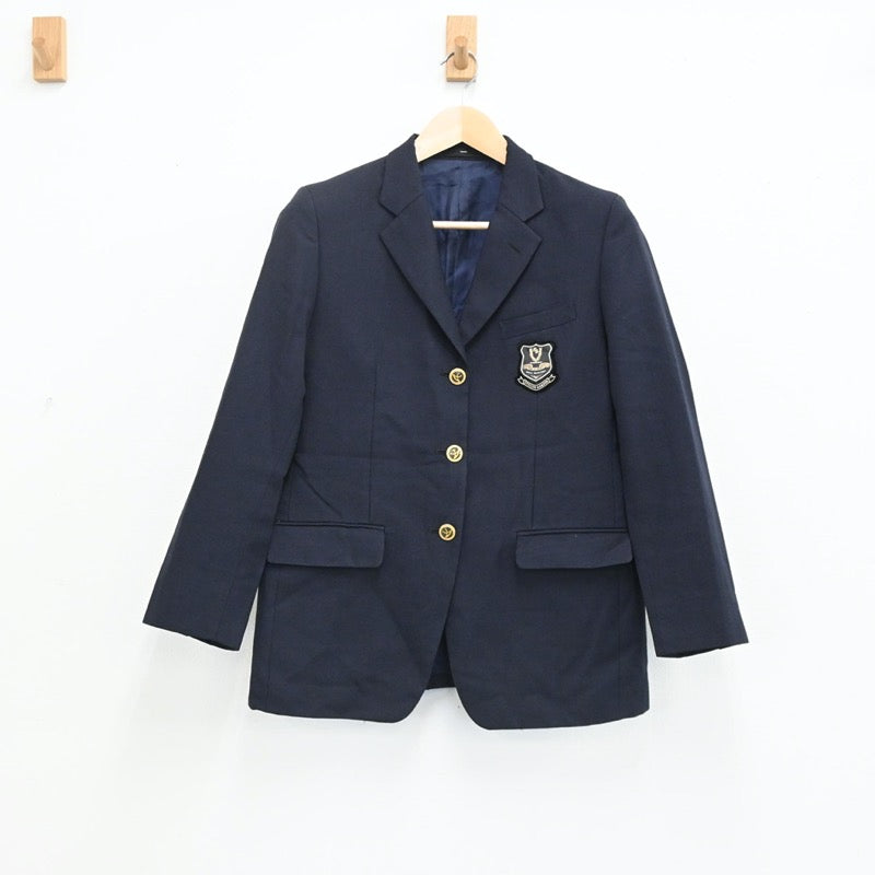 【中古】大阪府 追手門学院高校 女子制服 2点（ブレザー・スカート）sf003388