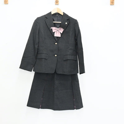 【中古】埼玉県 昌栄高校 女子制服 5点（ブレザー・スカート）sf003389