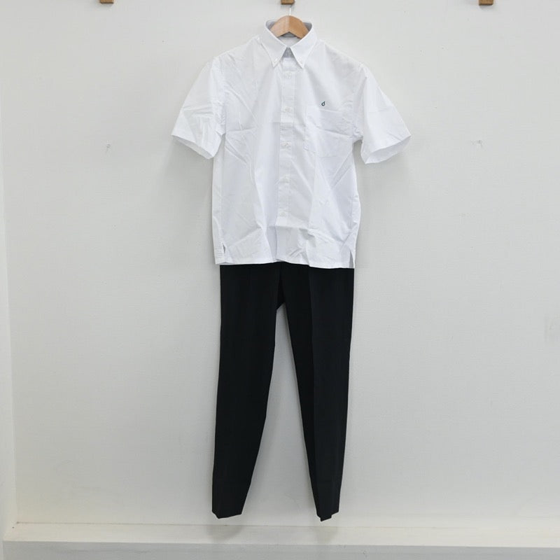 【中古】東京都 大田桜台高等学校 男子制服 2点（シャツ・ズボン）sf003400