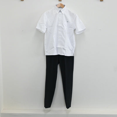 【中古】東京都 大田桜台高等学校 男子制服 2点（シャツ・ズボン）sf003400