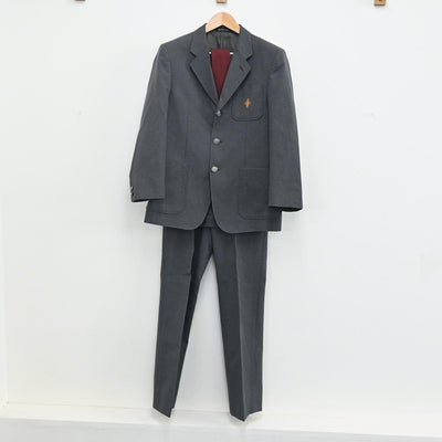【中古】東京都 大森第十中学校 男子制服 3点（ブレザー・ズボン）sf003403