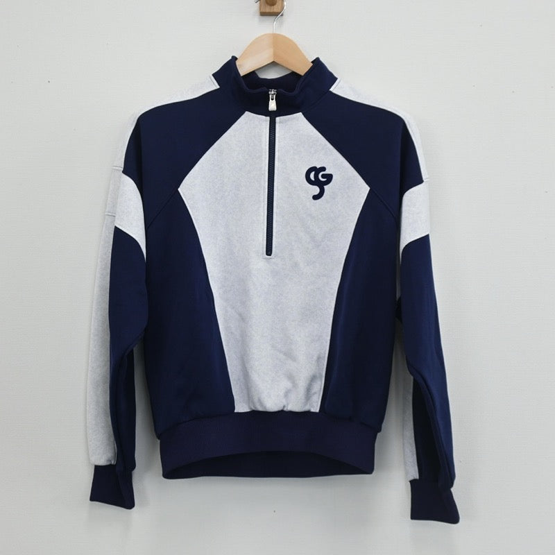 【中古】兵庫県 須磨学園中学・高等学校 男子制服 2点（ジャージ 上・ジャージ 下）sf003438