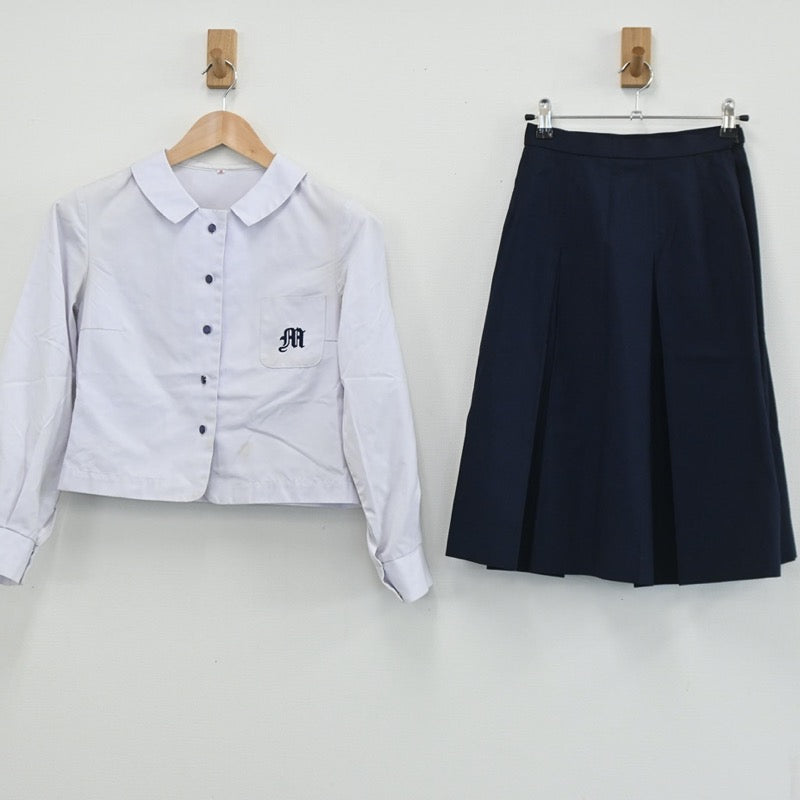 【中古】静岡県 静岡県立浜松南高校 女子制服 3点（シャツ・スカート）sf003444