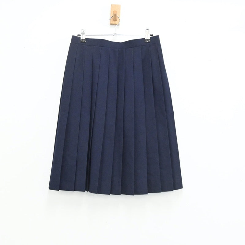 【中古】千葉県 第三中学校 女子制服 3点（セーラー服・スカート）sf003489