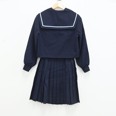 【中古】愛知県 知立高校 女子制服 2点（セーラー服・スカート）sf003495