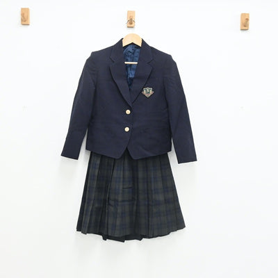 【中古】大阪府 高槻第九中学校 女子制服 2点（ブレザー・スカート）sf003503
