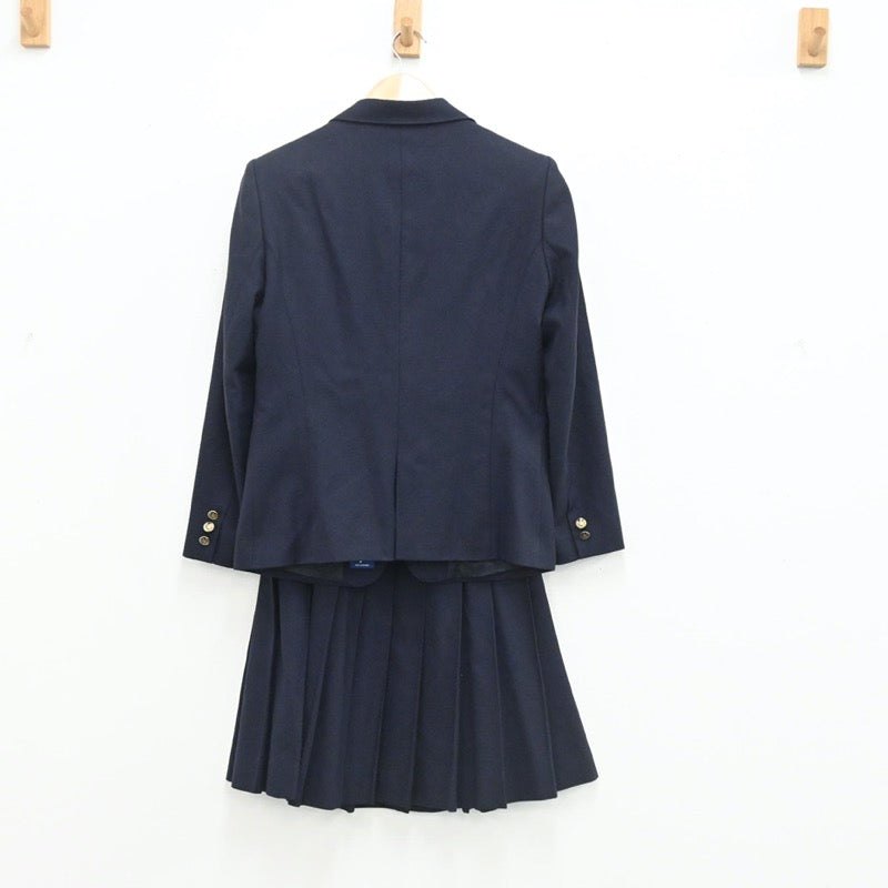 【中古】埼玉県 西武台高等学校 女子制服 4点（ブレザー・ニット・スカート）sf003508