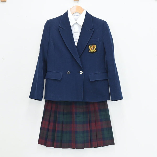 【中古制服】神奈川県 関東学院中学校高等学校 女子制服 5点（ブレザー・シャツ・ニット・スカート・スカート）sf003540【リサイクル学生服】 |  中古制服通販パレイド