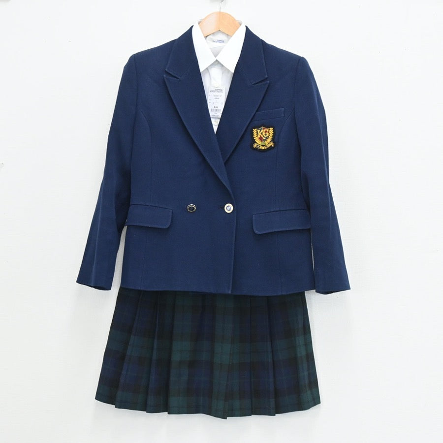 中古制服】神奈川県 関東学院中学校高等学校 女子制服 5点（ブレザー・シャツ・ニット・スカート・スカート）sf003540【リサイクル学生服】 |  中古制服通販パレイド