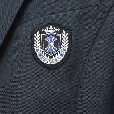【中古】広島県 如水館高等学校 女子制服 3点（ブレザー・シャツ・スカート）sf003546
