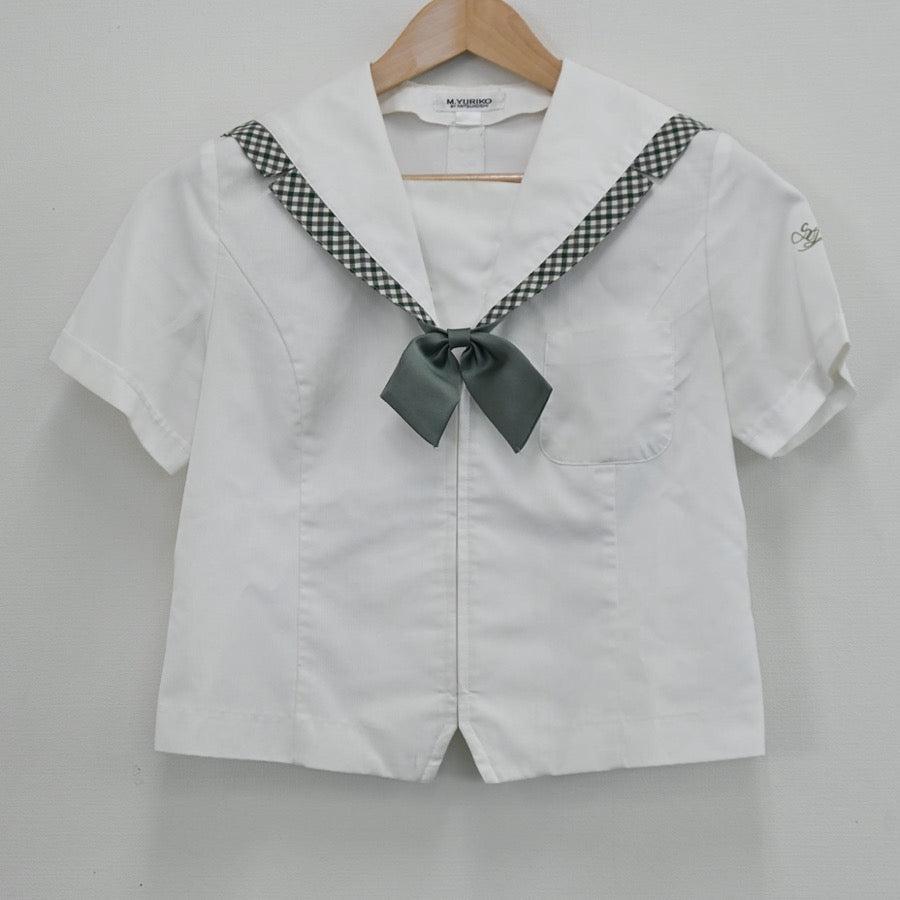 【中古】福島県 須賀川桐陽高等学校 女子制服 4点（セーラー服）sf003547