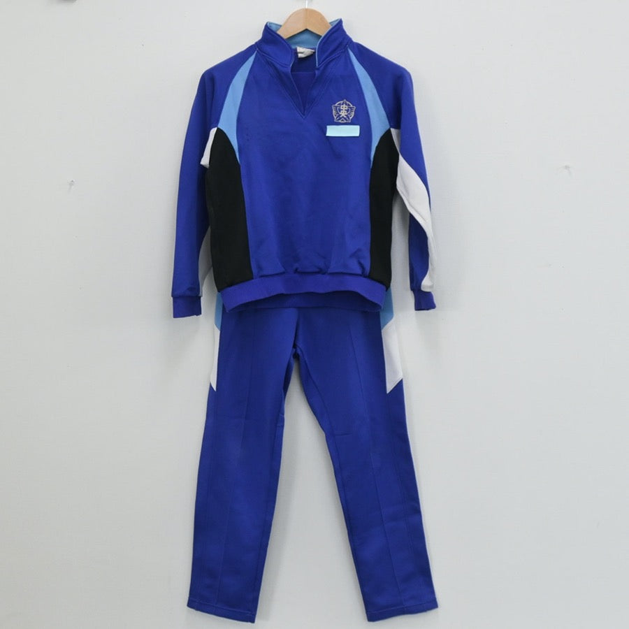 【中古】埼玉県 所沢市立中央中学校 女子制服 3点（体操服 上・ジャージ 上・ジャージ 下）sf003550