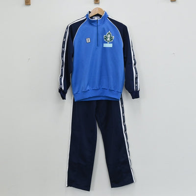 【中古】埼玉県 埼玉県立狭山経済高等学校 女子制服 2点（ジャージ 上・ジャージ 下）sf003551