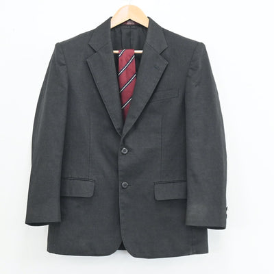 【中古】京都府 京都府立桃山高等学校 男子制服 4点（ブレザー・シャツ）sf003555