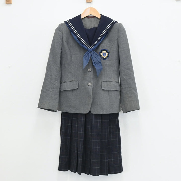 中古制服】大阪府 精華女子高等学校 女子制服 3点（セーラー服・ジャンパースカート）sf003561【リサイクル学生服】 | 中古制服通販パレイド