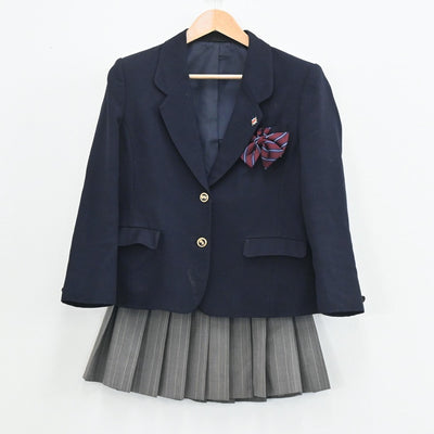 【中古】埼玉県 川口市立川口総合高校 女子制服 4点（ブレザー・スカート・スカート）sf003562
