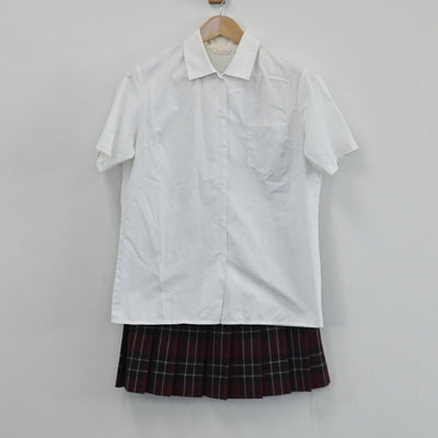 【中古】愛知県 大橋学園高校 女子制服 3点（シャツ・シャツ・スカート）sf003566