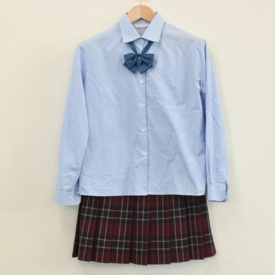 【中古】愛知県 大橋学園高校 女子制服 3点（シャツ・シャツ・スカート）sf003566