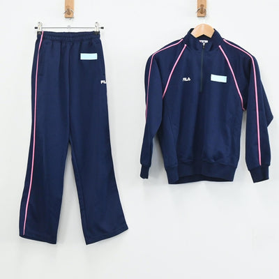 【中古】東京都 港区立港南中学校 女子制服 4点（体操服 上・体操服 下・ジャージ 上・ジャージ 下）sf003581