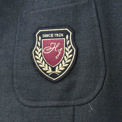 【中古】東京都 八王子実践高等学校 男子制服 2点（ブレザー・ズボン）sf003582