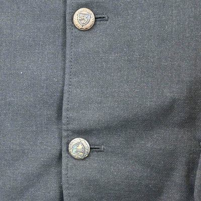 【中古】東京都 八王子実践高等学校 男子制服 2点（ブレザー・ズボン）sf003582