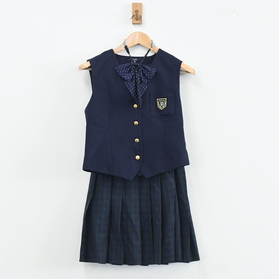 中古制服】福岡県 福岡第一薬科大学附属高校 女子制服 5点（ブレザー・ベスト・スカート）sf003588【リサイクル学生服】 | 中古制服通販パレイド