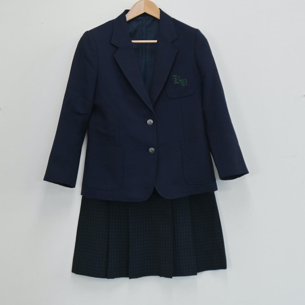【中古】京都府 宇治市立北宇治中学校 女子制服 3点（ブレザー・スカート）sf003595