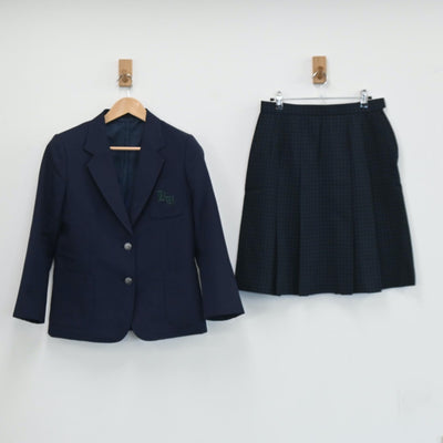 【中古】京都府 宇治市立北宇治中学校 女子制服 3点（ブレザー・スカート）sf003595