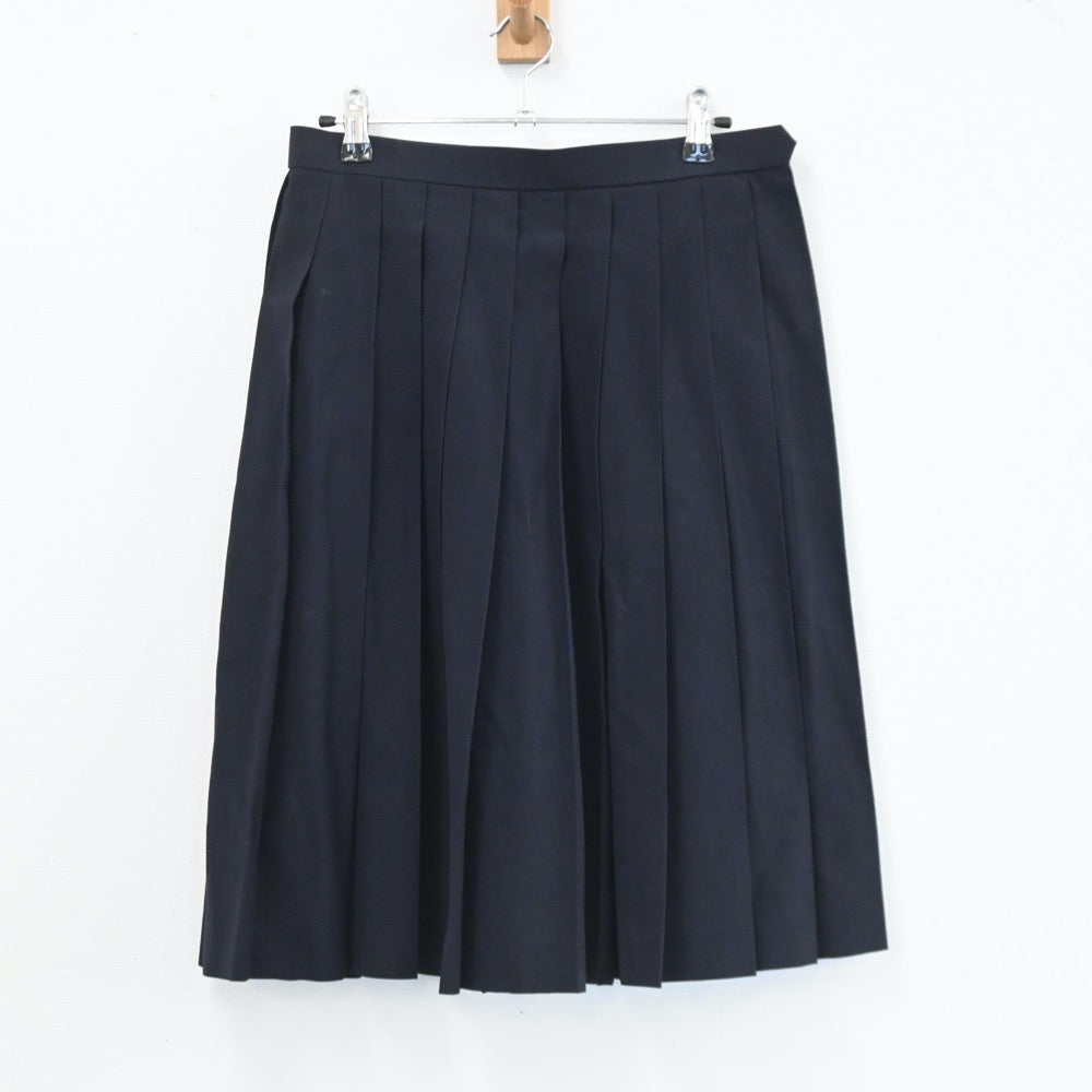【中古】岡山県 岡山県立倉敷南高等学校 女子制服 4点（シャツ・ニットベスト・スカート）sf003597