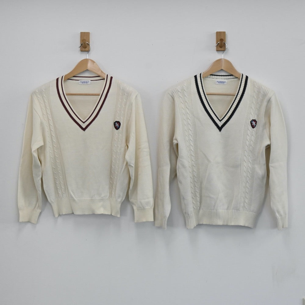 【中古】岡山県 岡山県立倉敷南高等学校 女子制服 3点（ニット・ニット・スカート）sf003602