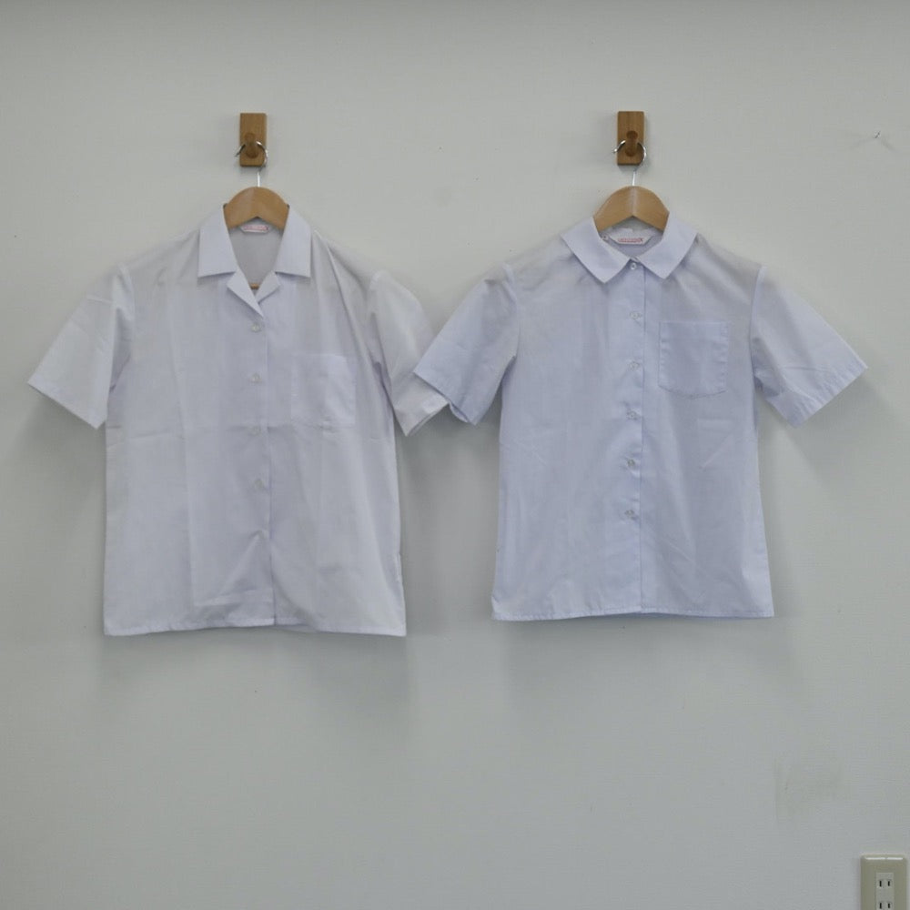 【中古】福岡県 福岡市立城香中学校 女子制服 3点（ジャンパースカート・シャツ・シャツ）sf003606