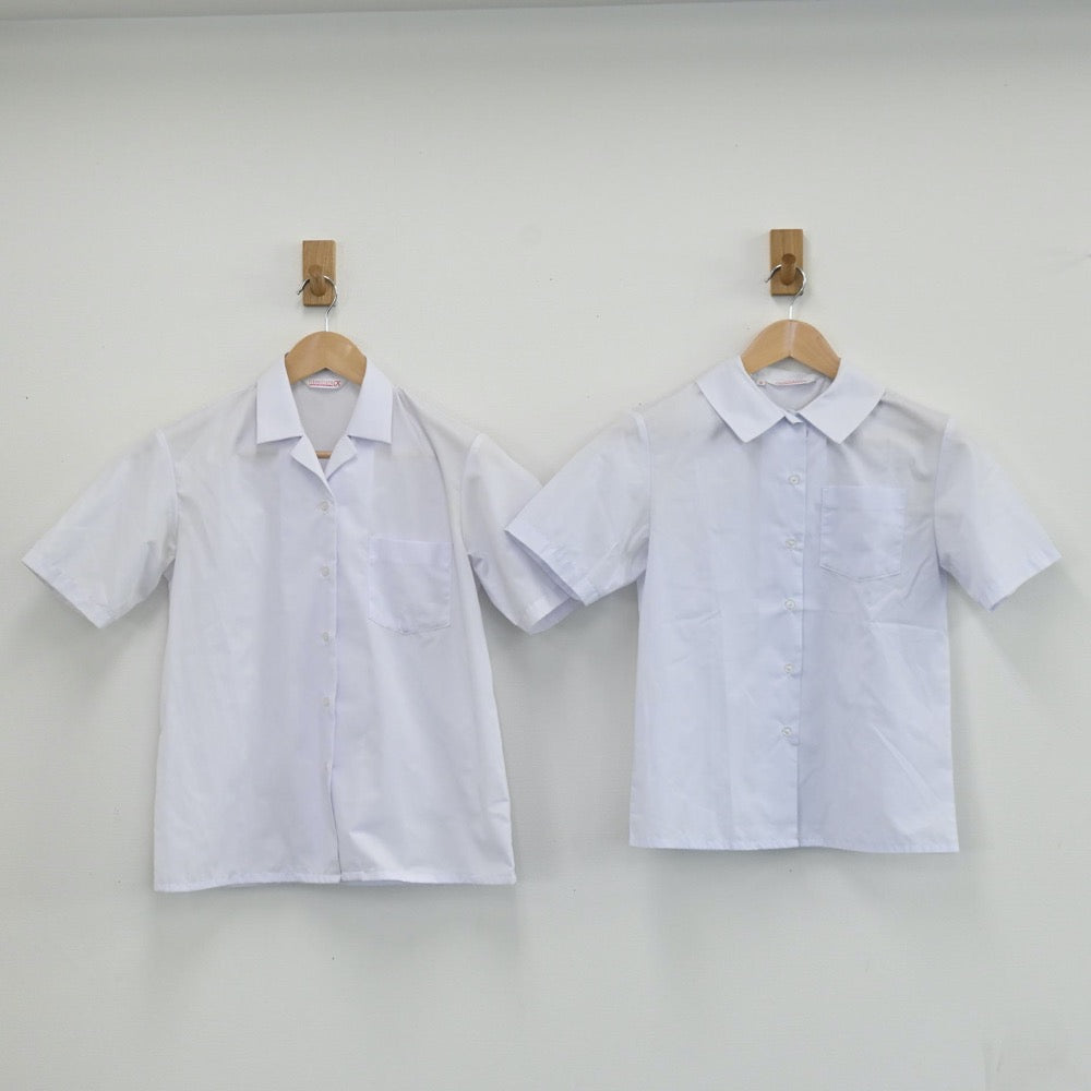 【中古】福岡県 福岡市立城香中学校 女子制服 3点（ジャンパースカート・シャツ・シャツ）sf003607