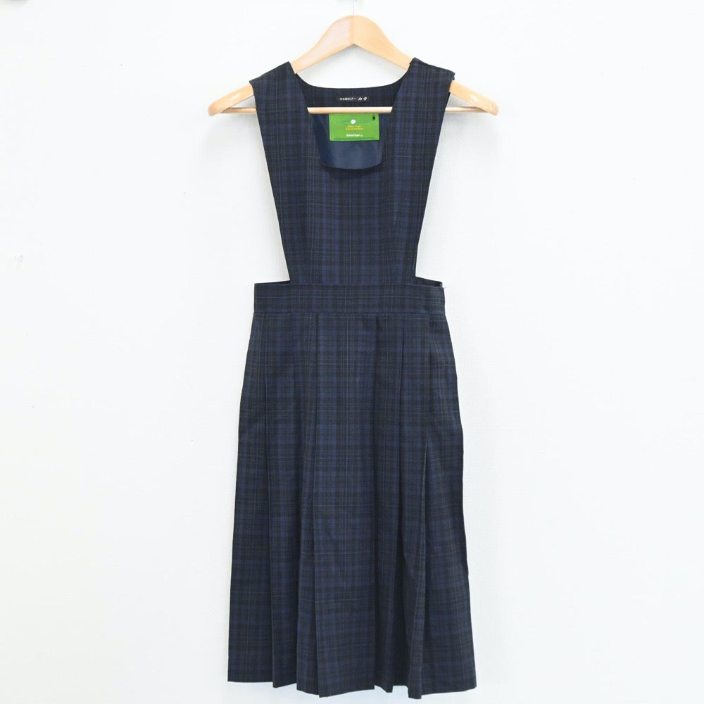 【中古】福岡県 福岡市立城香中学校 女子制服 3点（ジャンパースカート・シャツ・シャツ）sf003607