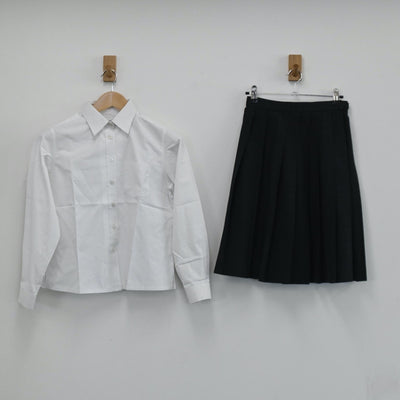 【中古】福岡県 福岡県立須恵高等学校 女子制服 3点（セーラー服）sf003608
